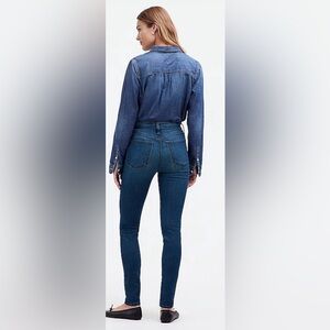 Madewell 10” skinny high rise jeans
